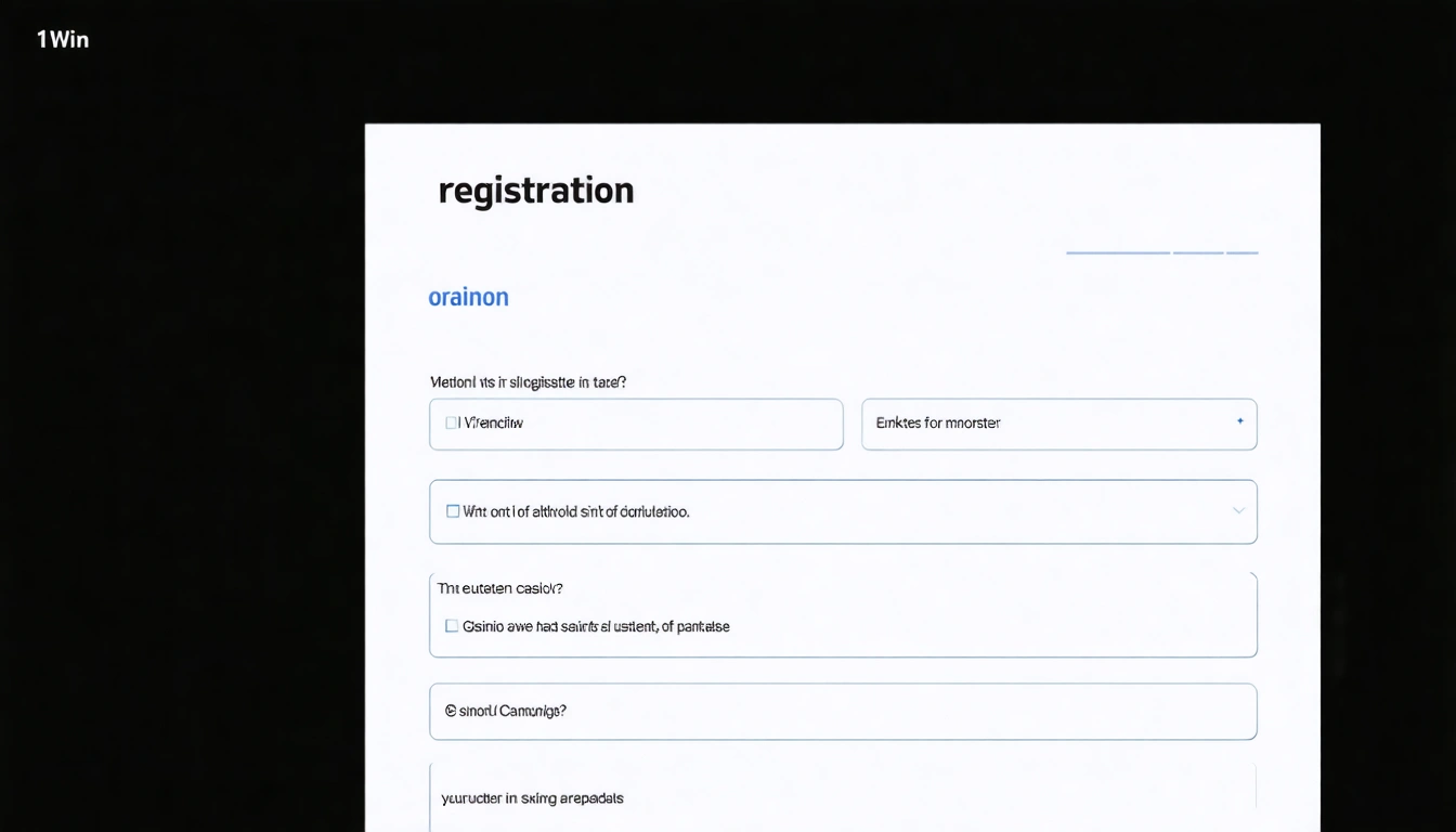 registration 1Win